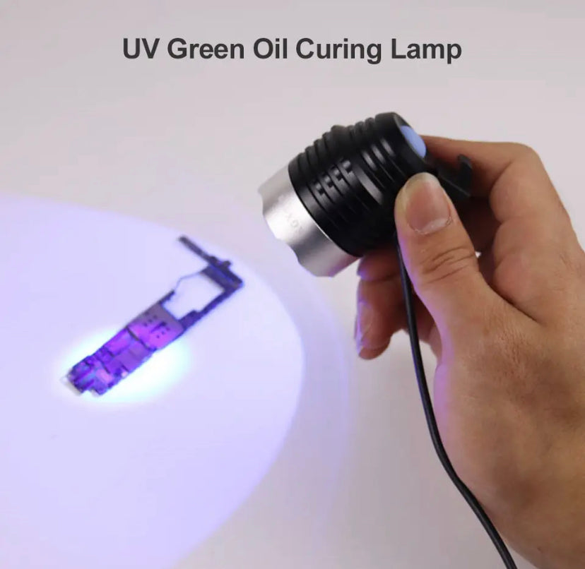 USB UV Glue Curing Lamp Classic Green Oil Heating Light Circuit Board Smart Mobile Phone Repairing Practical Tools