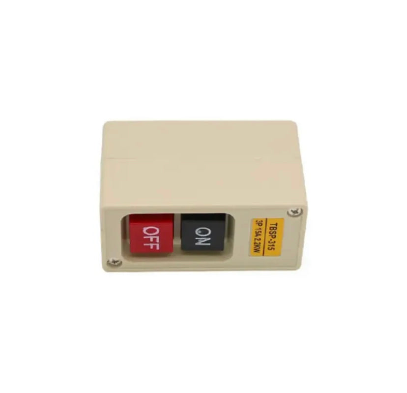 TBSP-315 TBSP-330 3 Phase 2.2KW 15A 3.7KW 30A Plastic Power Push Button Pushbutton Control on-off Switch Panel