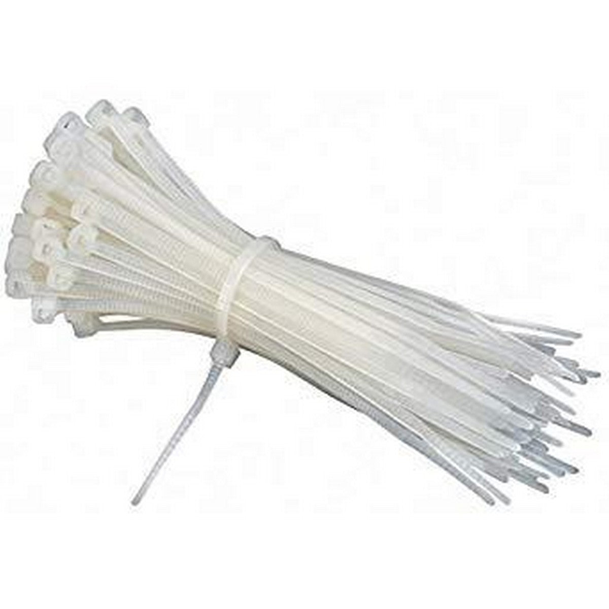 100 PCS Cable tie WHITE Color 4-18 inch