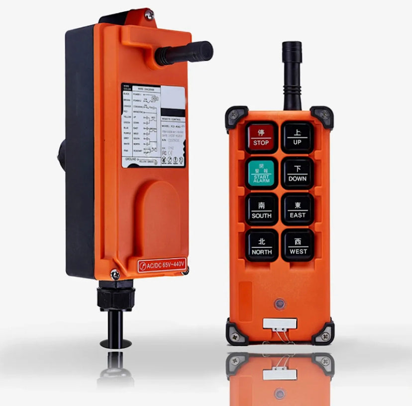 F21-E1B Wireless Industrial Remote Controller Switches for Hoist Crane Control Hydraulic Lift Car overhead crane 220V