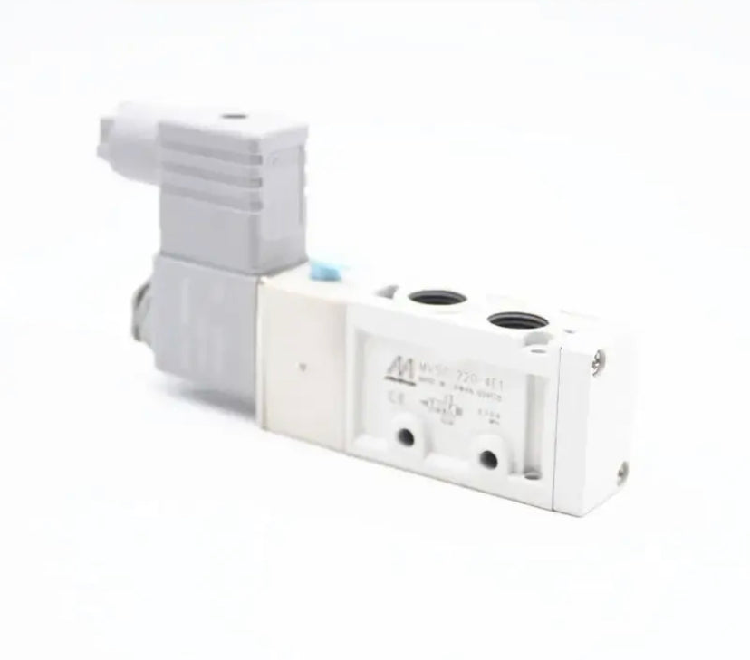 Mindman white solenoid valve MVSC-220-4E1 two-position five-way pneumatic reversing valve AC220 24V MVSC-220-4E1 MVSC (china copy)