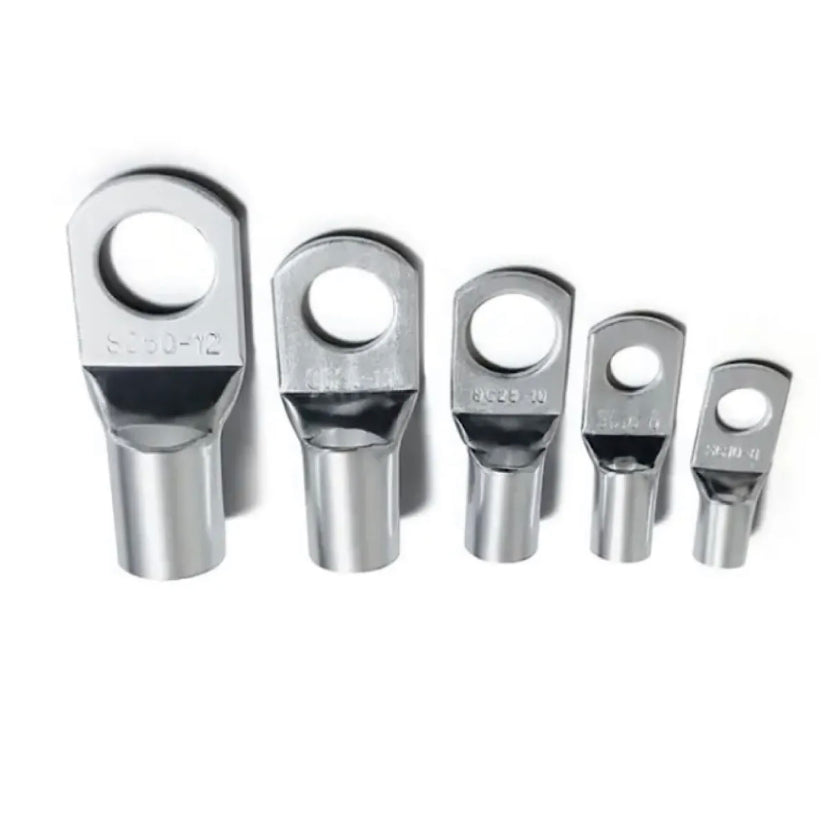 Bolt Hole Tinned Copper Lugs Ring Crimp Terminal Wire Welding Cable Connector Suit 6mm to 630mm