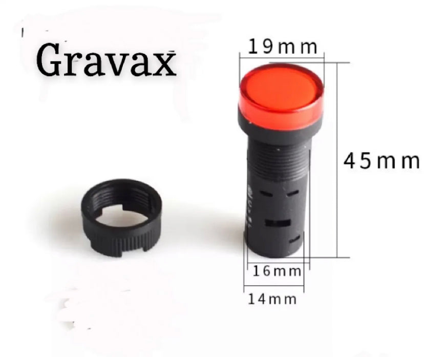 16mm AD16-16C Panel Mount Signal Power Led Indicator Light Green Red Yellow Pilot Lamp AC DC 12V 24V 220V