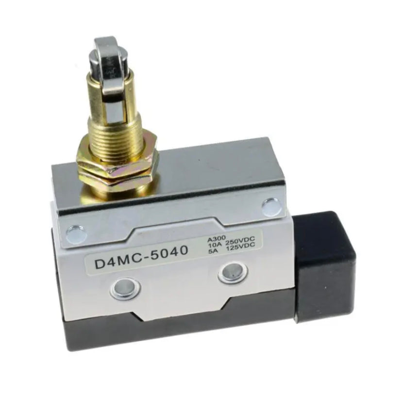 (OMRON COPY)10A 250V AZ Waterproof Microswitch Travel Micro Limit Switch Small Horizontal Roller Lever D4MC series