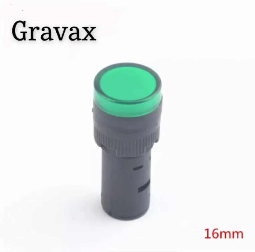 16mm AD16-16C Panel Mount Signal Power Led Indicator Light Green Red Yellow Pilot Lamp AC DC 12V 24V 220V