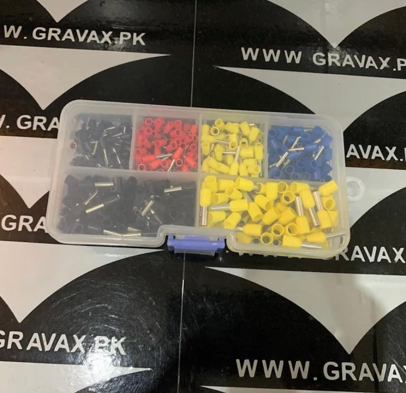 600PCS Wire Connector Terminator Crimp Terminal Connector Conector Eletrico Terminais Tubular Terminale Cable Terminales Set 0.5-4mm
