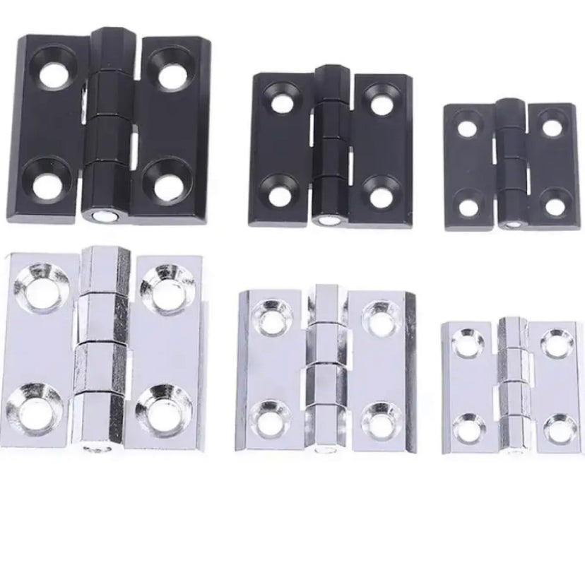 40/50/60mm Zinc Alloy Square Folding Hinge Surface Mounted Hinge Distribution Cabinet Industrial Power Cabinet Hinge