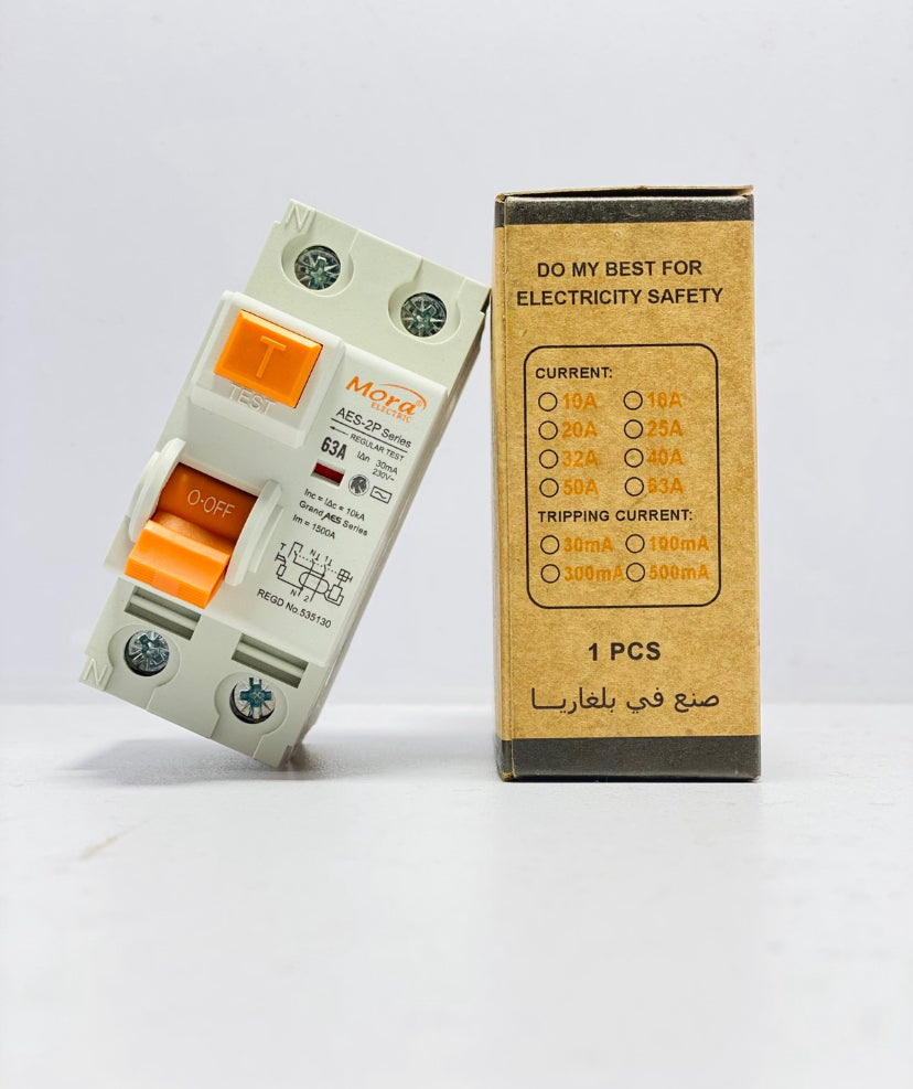 MORA Earth Leakage Breaker 2P 63A