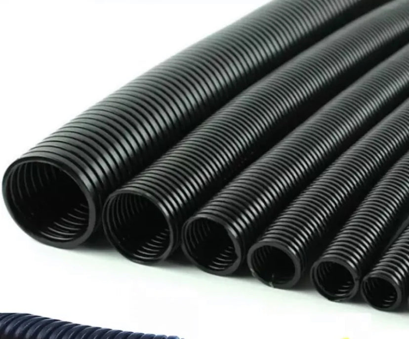 5Meter Insulation Corrugated tube pipe PP wire harness casing Cable Sleeves cord duct cover for auto car Mechanical line protecter