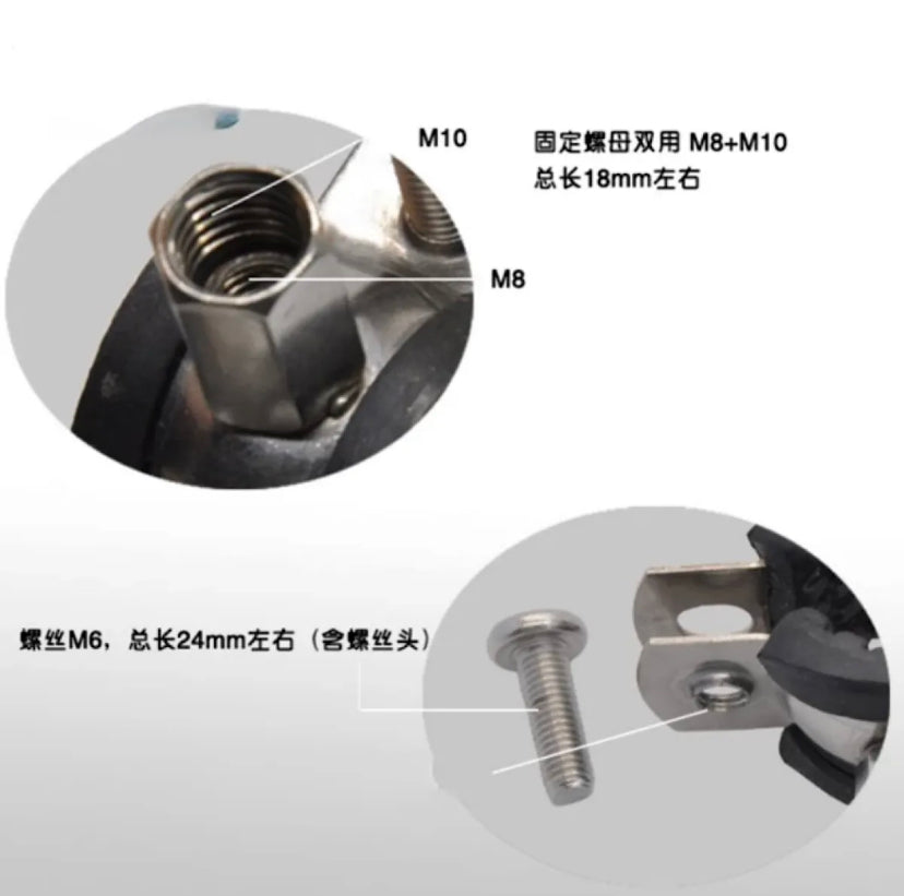 13-59mm Female Stainless Steel Pipe Clamp Bracket Support Hanger Fixed Plumbing Water