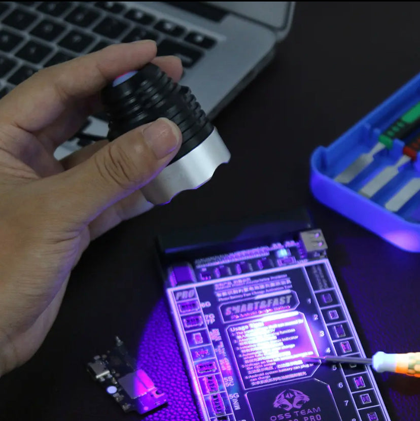 USB UV Glue Curing Lamp Classic Green Oil Heating Light Circuit Board Smart Mobile Phone Repairing Practical Tools