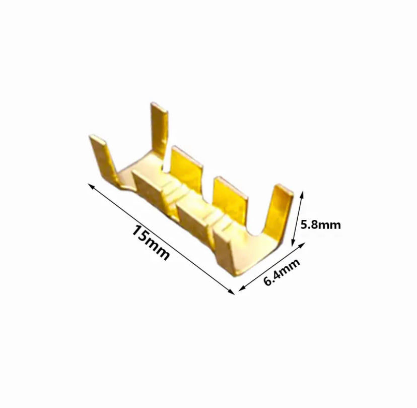 High-Quality U-Shaped Wire Connector Terminals - Durable Electrical Crimping Blocks and Spade Connectors, Reliable Iron Construction - gravax.store