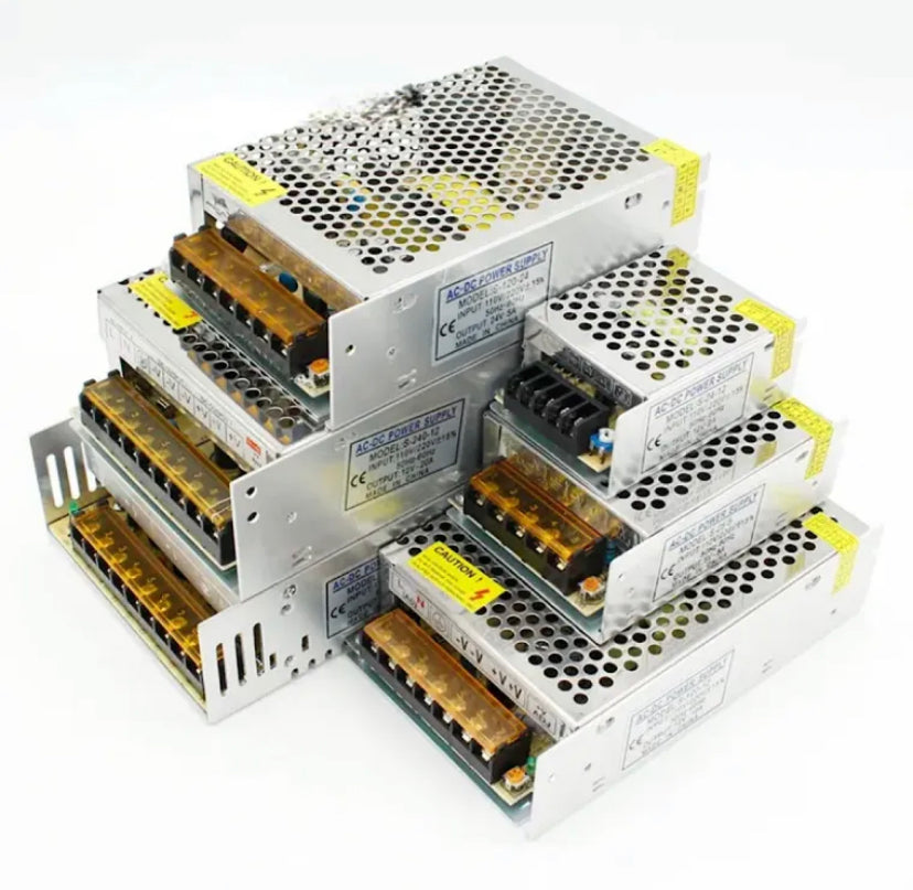 AC 110V-220V TO DC 5V 12V 24V 36V 48V 5A 10A 15A 20A 30A 50A Switch Power Supply Driver Adapter LED Strip Light