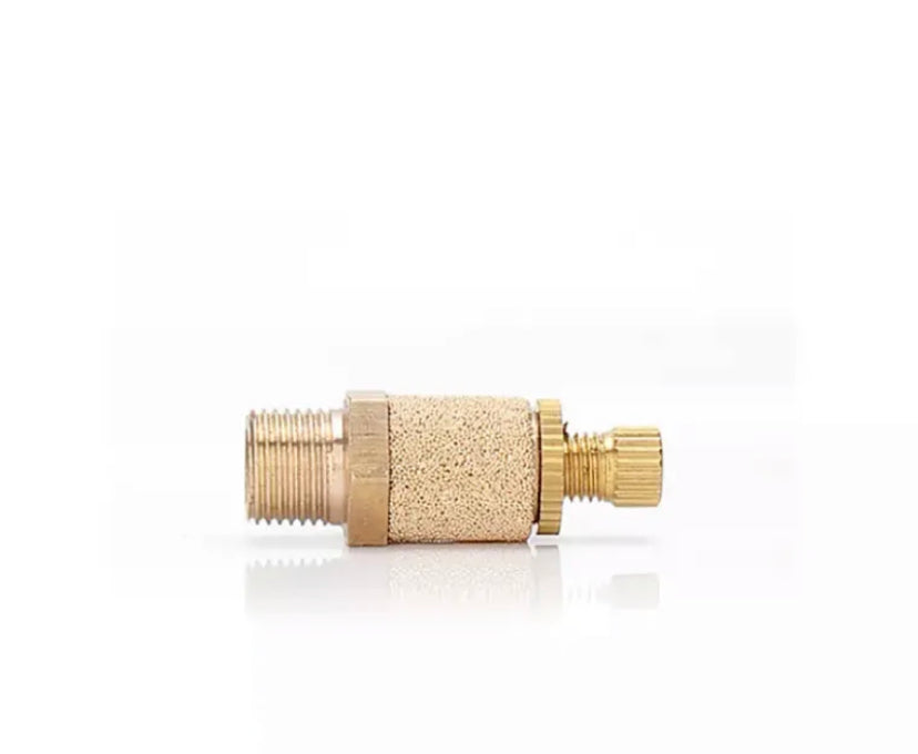 Brass Pneumatic Exhaust Muffler Sliencer 1/4 1/8 3/8 1/2 BSP Male Pneumatic Air Silencer Fittings Noise Filter Reducer
