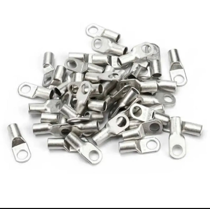 Bolt Hole Tinned Copper Lugs Ring Crimp Terminal Wire Welding Cable Connector Suit 6mm to 630mm