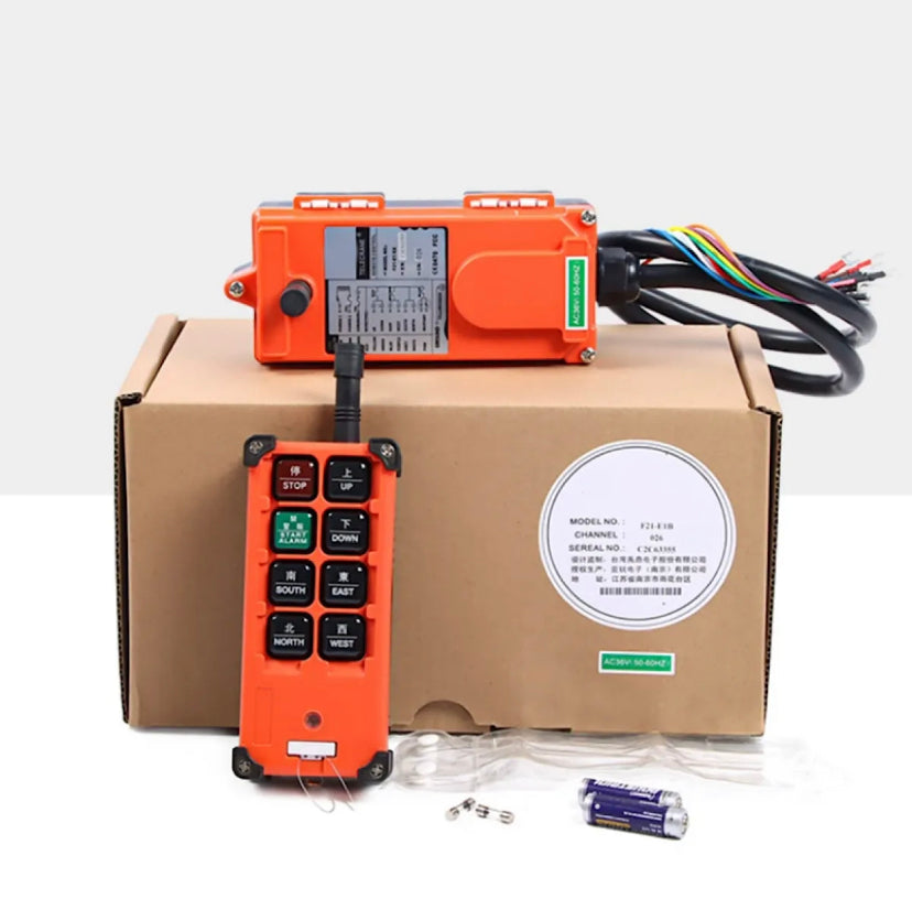 F21-E1B Wireless Industrial Remote Controller Switches for Hoist Crane Control Hydraulic Lift Car overhead crane 220V