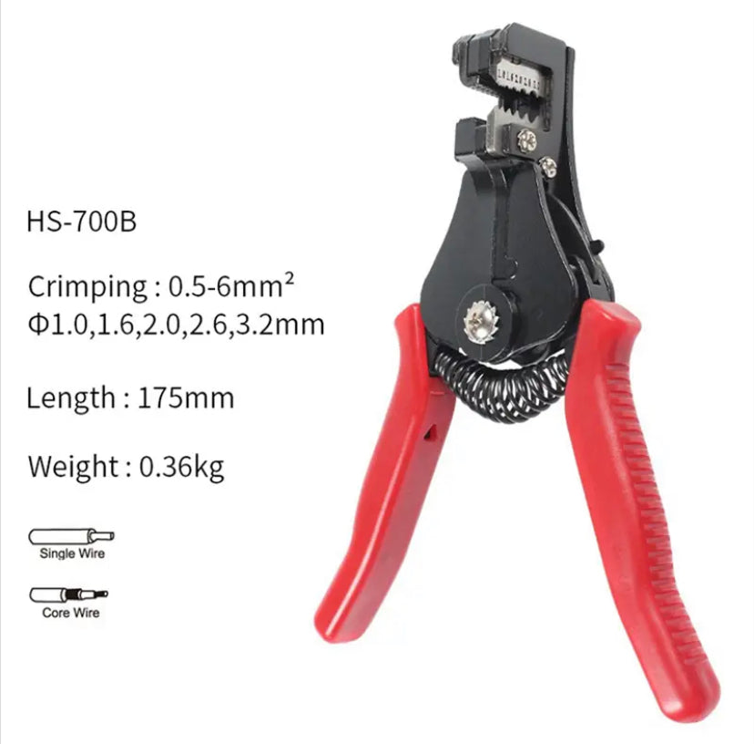 HS-700B Cable Stripper Insulated Wire Stripper Automatic Wire Stripper Multifunctional Automatic Solar Cable Stripper
