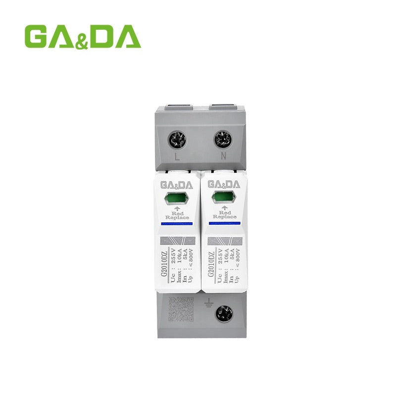 Ga&da AC DC 40ka 2P 4p Lightning Surge Power Protector Device