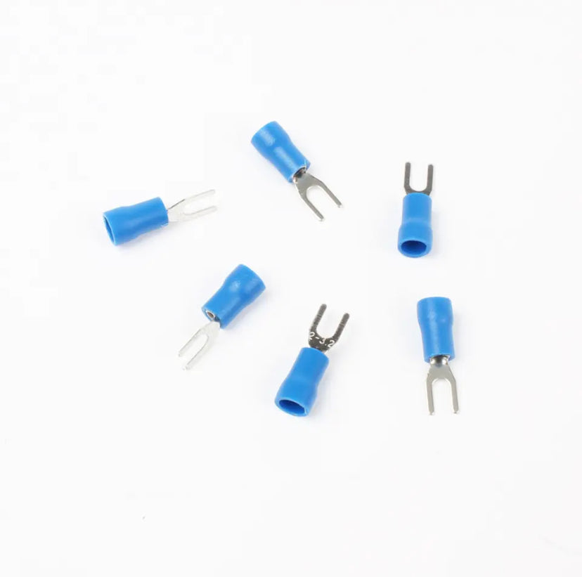 (2.5mm U type) SV2-4 Small Red Furcate Pre-insulating Terminal(Type O) Cold pressed terminals/Cable Connector/Wire Connector