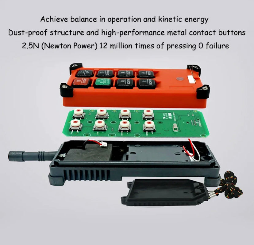 F21-E1B Wireless Industrial Remote Controller Switches for Hoist Crane Control Hydraulic Lift Car overhead crane 220V
