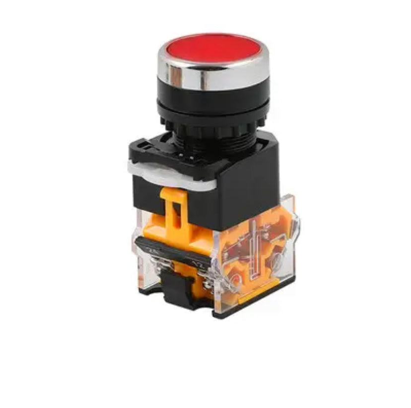 22mm LA38 1NO/1NC Round self-locking Reset power button switch instantaneous switch Self-reset Self-lock