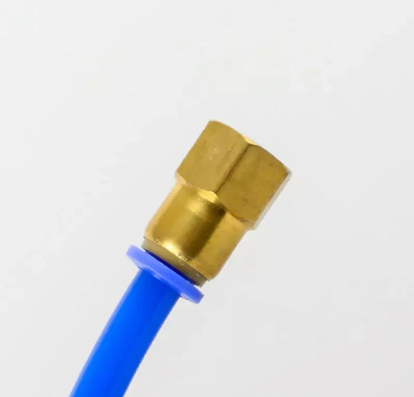 PCF Air Pipe Fitting 4 6 8 10 12mm Hose Tube 1/8" 3/8" 1/2" BSP 1/4" Female Thread Brass Pneumatic Connector Quick Joint Fitting