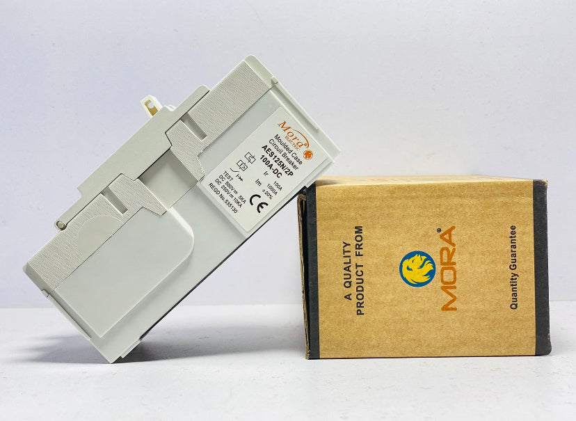 MORA 2P DC MCCB Breaker 100A 125A for battry