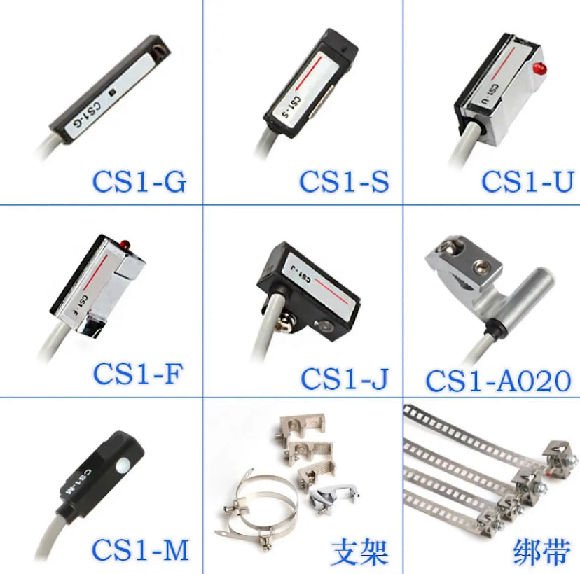 Air Pneumatic Cylinder Magnetic Reed Switch Sensor CS1-F CS1-J CS1-U