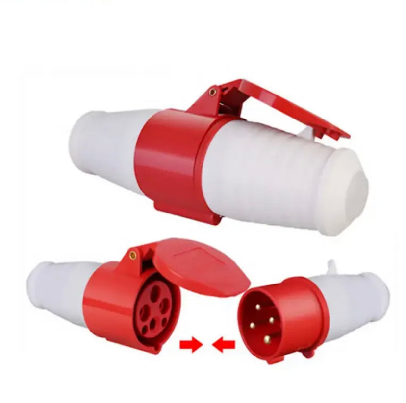 1Set Coupler Industrial Plug Socket Movable Connector 5Pin 16A 32A IP44 Waterproof Male Female Electrical Connection