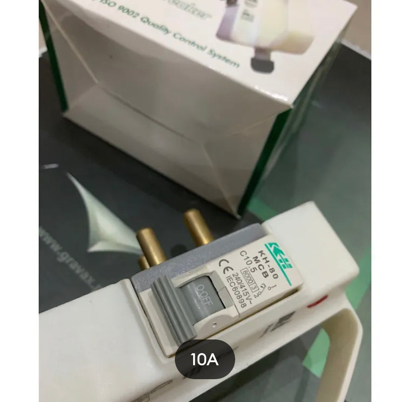 KH Power plug for Ac with breaker 10A 16A 20A