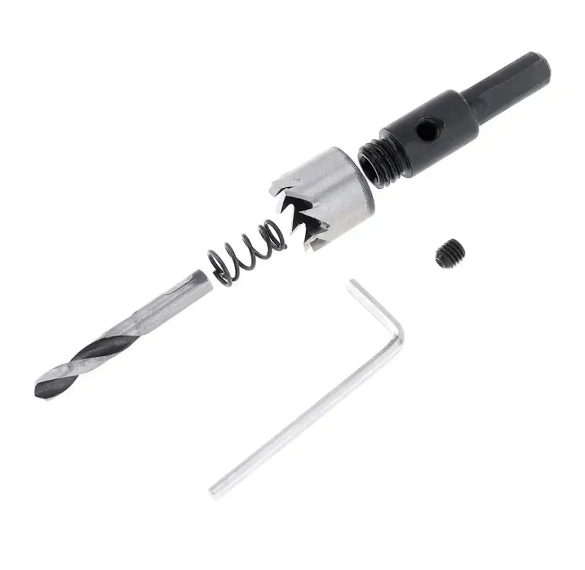 Hole Saw Cutter Drill Bits High Speed Steel for Pistol Drills / Bench Drills 16/19/20/21/22/25/26/28/30/35/50mm