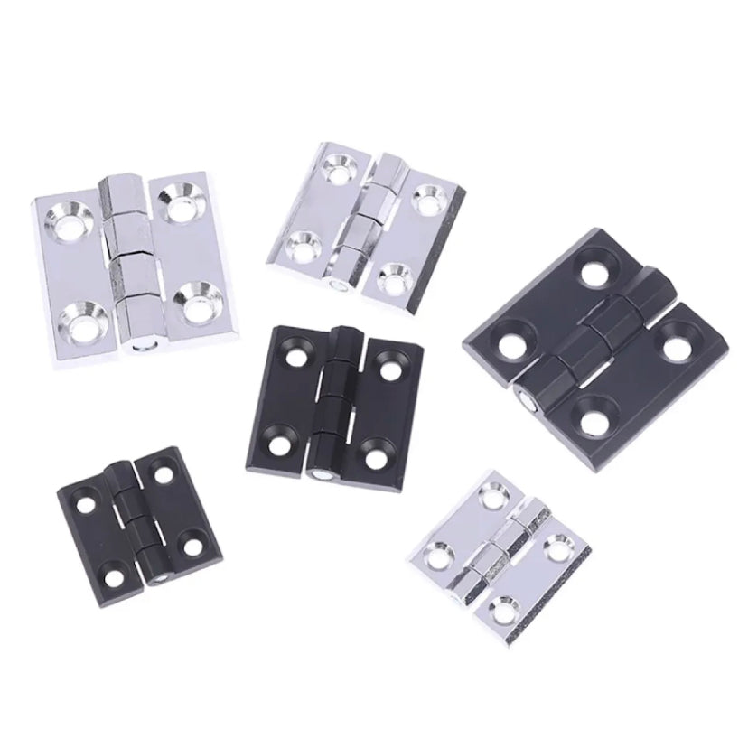 40/50/60mm Zinc Alloy Square Folding Hinge Surface Mounted Hinge Distribution Cabinet Industrial Power Cabinet Hinge