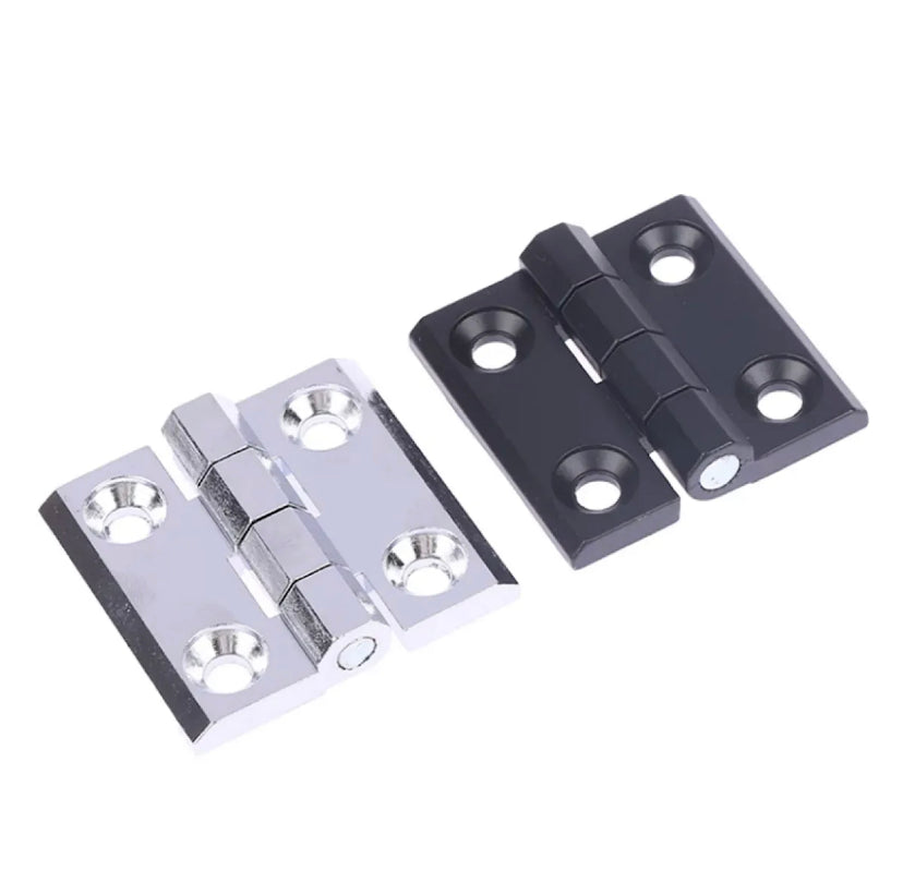 40/50/60mm Zinc Alloy Square Folding Hinge Surface Mounted Hinge Distribution Cabinet Industrial Power Cabinet Hinge