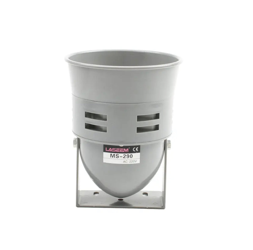 MS-290 AC 220V/110V DC 12V/24VDC Mini Plastic Motor Siren Industrial Alarm Sound electrical guard against theft