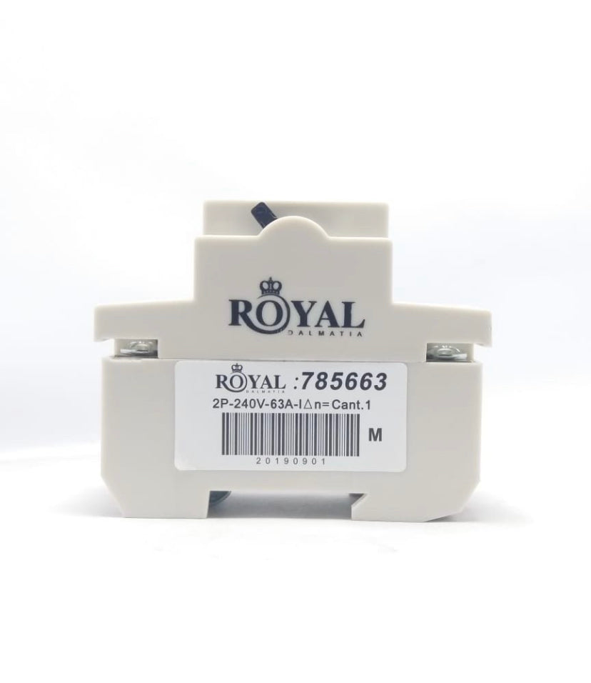 Royal Earth Leakage Breaker 2P 63A