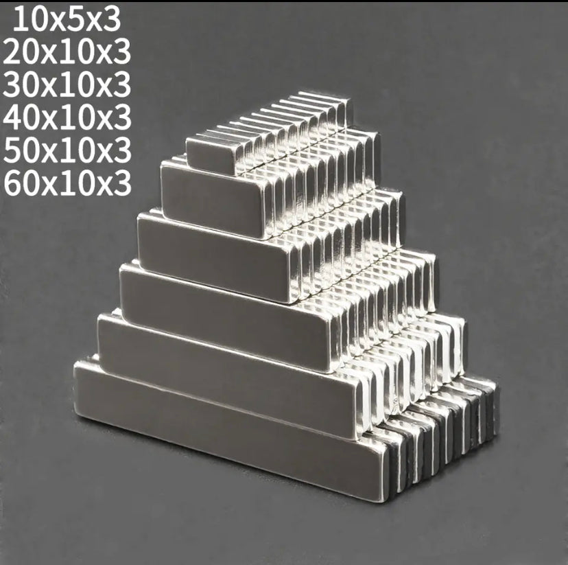 N35 30x20x2 30X20X3 30X20X4 30x20x5 Rectangle Square Neodymium Bar Block Customised Strong Magnet Rare Earth Search Magnetic