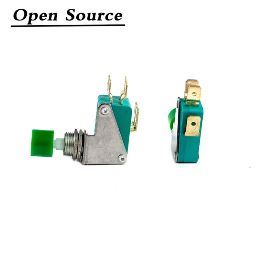 DS-438 DS-438 Momentary Red /Green Push Button Actuator Micro Limit Switch 12mm Push Button Switch 6.3mm Contact