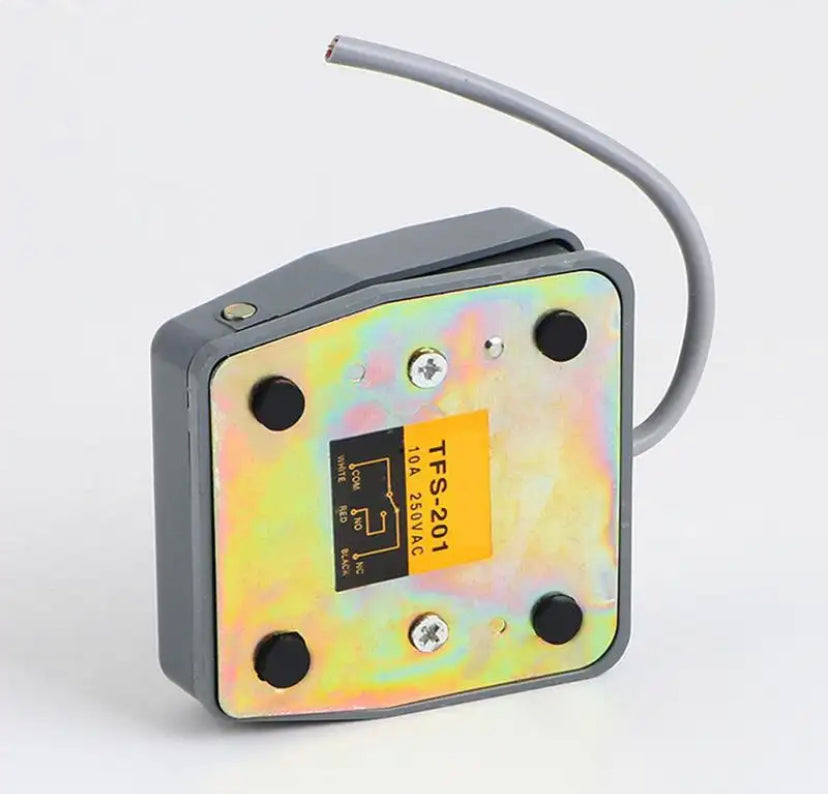 High-quality Footswitch TFS-201 New Electric Power Foot Pedal Nonslip Momentary Control Switch 220V 380V Pedal Controller