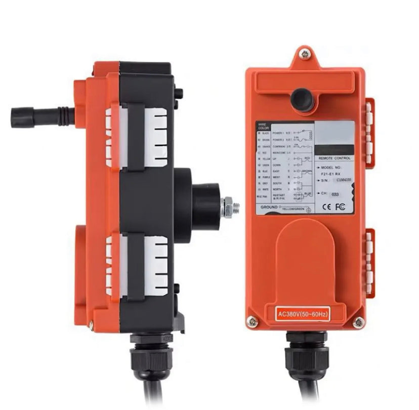 F21-E1B Wireless Industrial Remote Controller Switches for Hoist Crane Control Hydraulic Lift Car overhead crane 220V