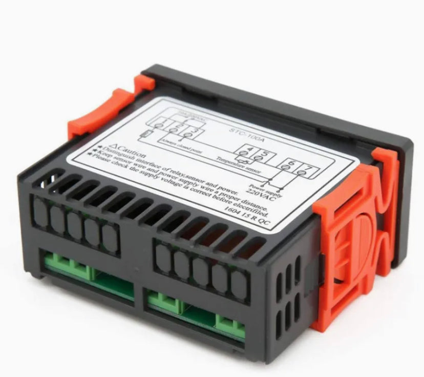 STC-100 Digital Thermostat Microcomputer Temperature Controller With Refrigeration Heating with Data Reading AC220V