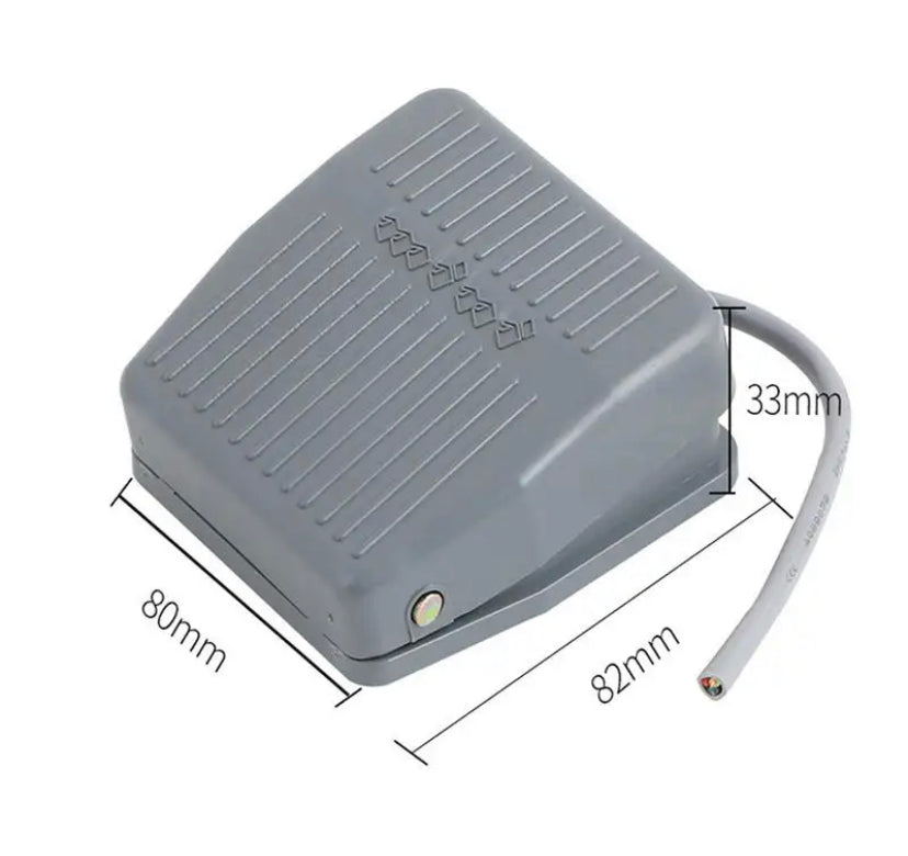 High-quality Footswitch TFS-201 New Electric Power Foot Pedal Nonslip Momentary Control Switch 220V 380V Pedal Controller