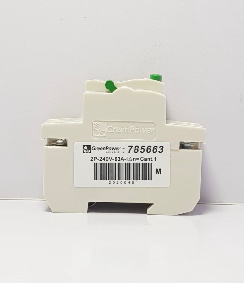 Green Power Earth Leakage Breaker 2P 63A
