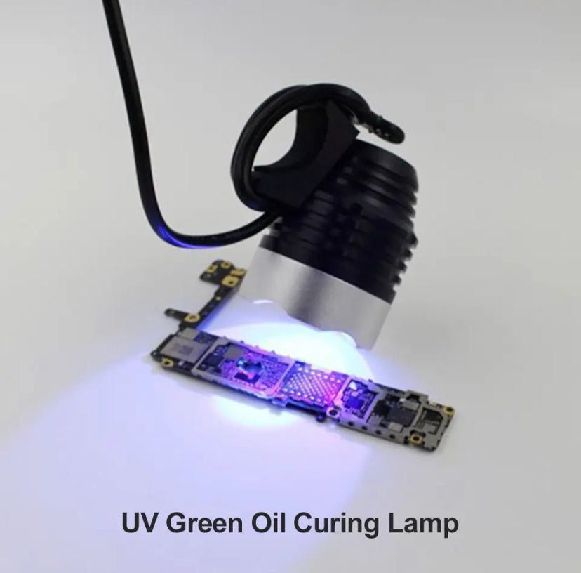 USB UV Glue Curing Lamp Classic Green Oil Heating Light Circuit Board Smart Mobile Phone Repairing Practical Tools