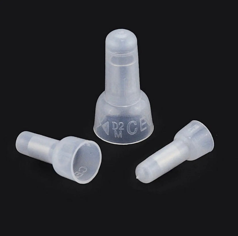 250pcs/box CE1 CE2 CE5 Closed End Crimp Caps Electrical Wire Cable Terminals Connectors Set AWG 12-10 16-14 22-16