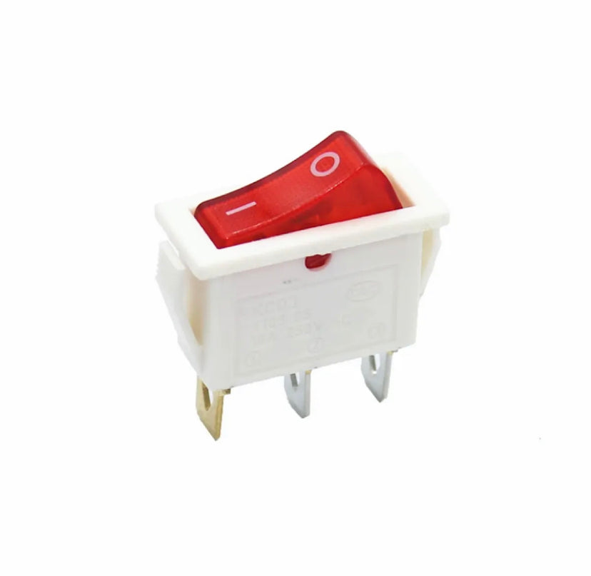 1PCS KCD3 Rocker Switch ON-OFF ON-OFF-ON 2 Position 3Pins Electrical equipment With Light Power Switch 16A 250V / 20A 125V AC