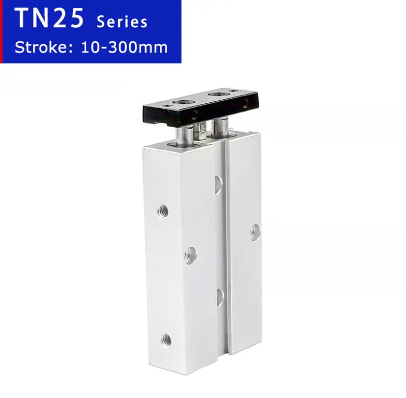 TN25 Series Twin-Rod Cylinders 25mm Bore 10 20 30 40 50 300mm Stroke Dual Action Compact Double Acting Air Pneumatic Cylinder