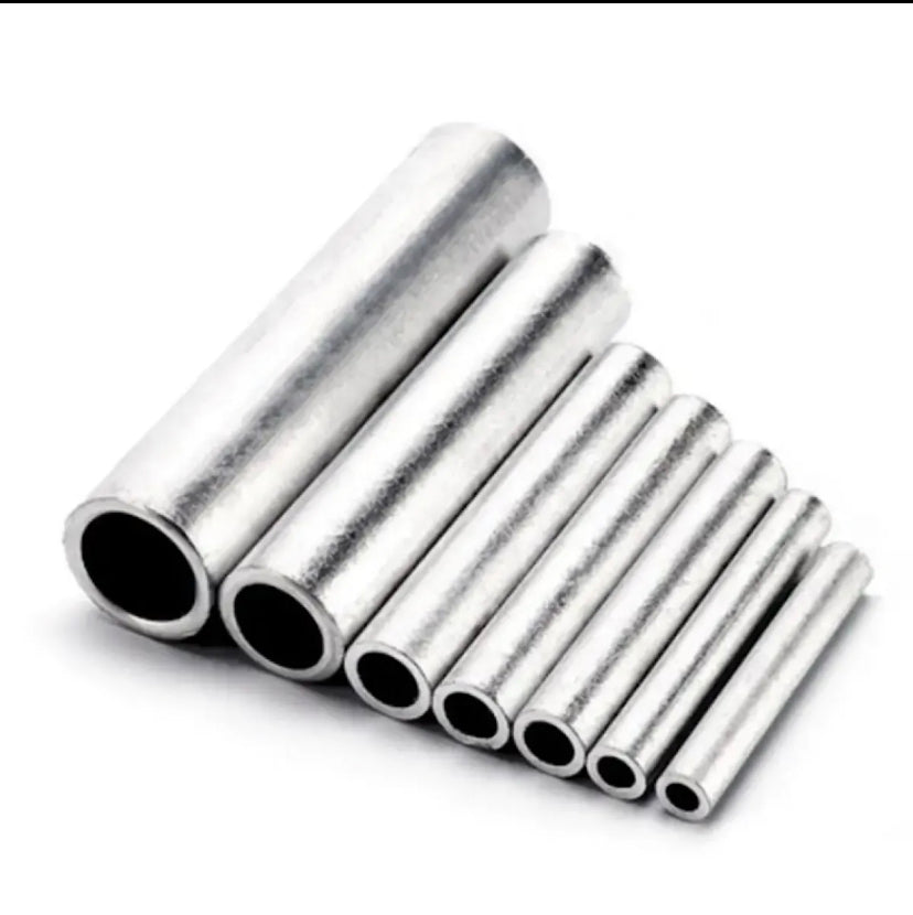 Copper Joint Sleeve Connecting Tinned Terminal TIn Plated Copper Tube Wire Connector Cable Lug