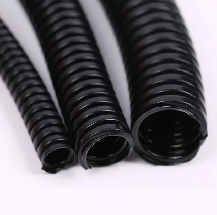 5Meter Insulation Corrugated tube pipe PP wire harness casing Cable Sleeves cord duct cover for auto car Mechanical line protecter