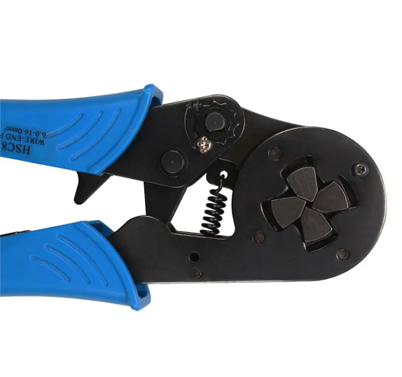 HSC8 16-4 Mini Adjustable Crimping Pliers 6-16mm² Clamp Tube Terminal Crimping Tool 10-5 AWG Multi-Tool Manual Pliers