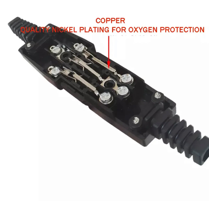 IEC Straight Cable Plug Connector 3 Pin AC Socket C13 C14 Black Male&Female Plug Rewirable Power Connector 10A 250V